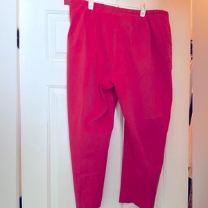 Lands End Flat Front Cotton Pants